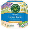 Traditional Medicinals Tea, Organic Cup Of Calm, Calming & Relaxing With Chamomile Mint, 96 Tea Bags (6 Pack)