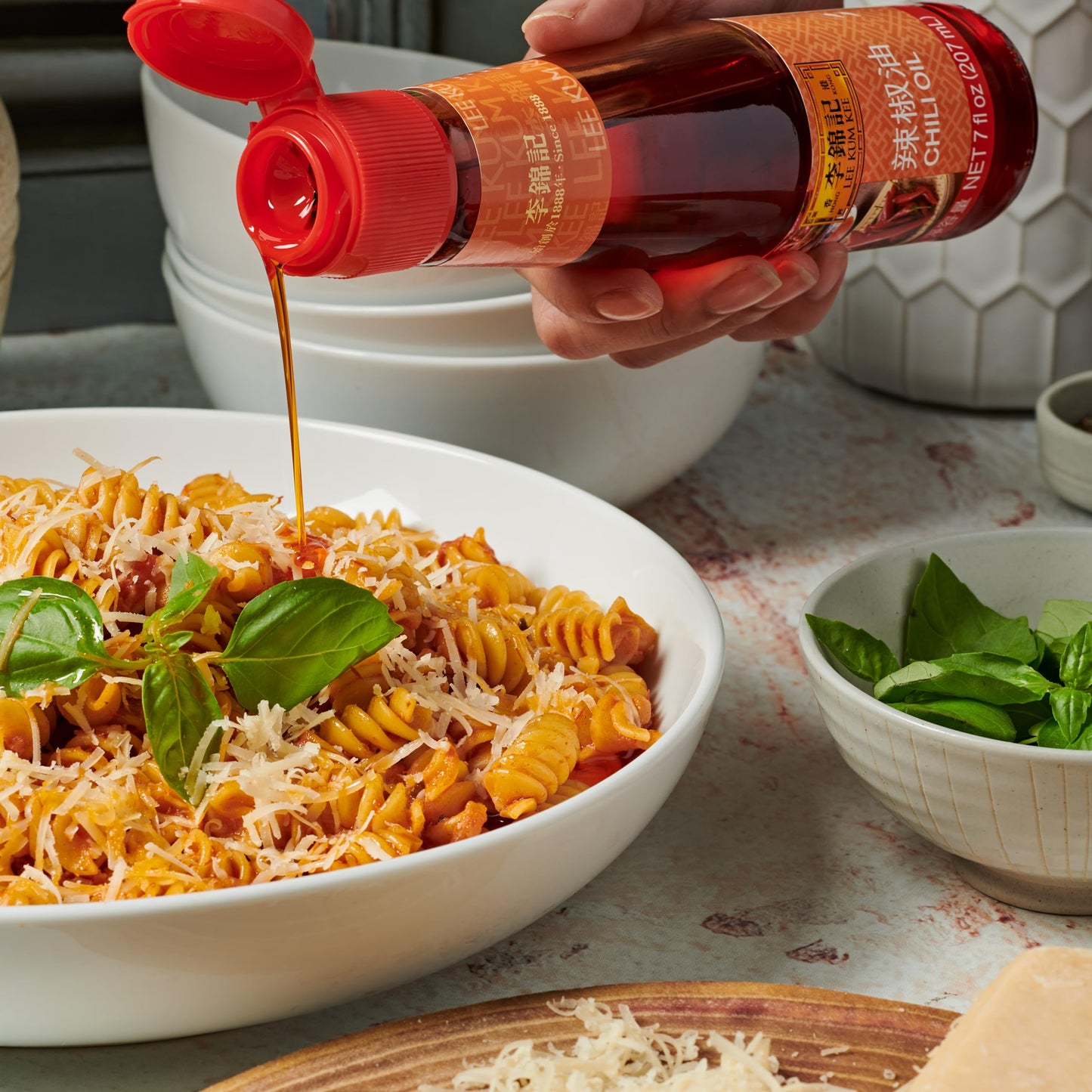 Lee Kum Kee Chili Oil (7 Oz - 2 Pack), Crafted From Dried Chili Peppers And Soybean Oil, Spicy, Perfect For Dipping, Cold Dishes