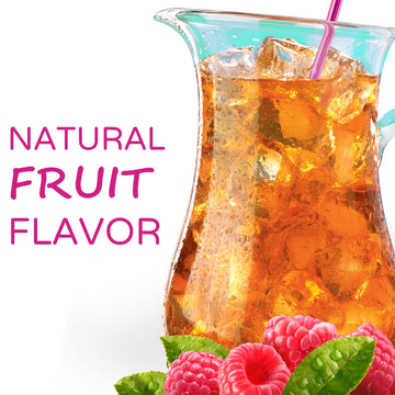 Crystal Light Sugar-Free Raspberry Ice Low Calories Powdered Drink Mix 6 Count(Pack of 12)