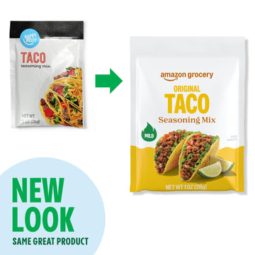 Happy Belly Taco Seasoning Mix, 1.25 Ounce Pack, Perfect for Tacos and Mexican Dishes