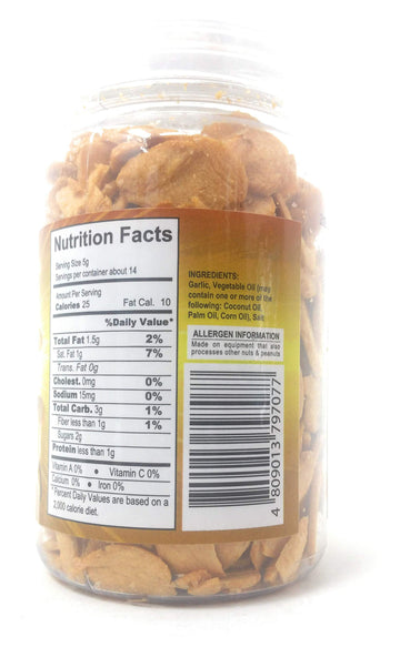 Nut n Else Crispy Garlic Chips, 70g (2 Pack) - Delicious Crunchy Snack, Perfect for Sharing
