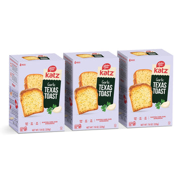 Katz Gluten Free Texas Toast, Dairy Free, Nut Free, Soy Free, Gluten Free | Kosher. 4 Texas Toast 7.8 Ounce Each (Pack Of 3)