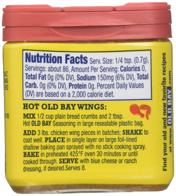 Old Bay Mccormick Hot Seasoning, 6.36 Ounce (Pack Of 3)