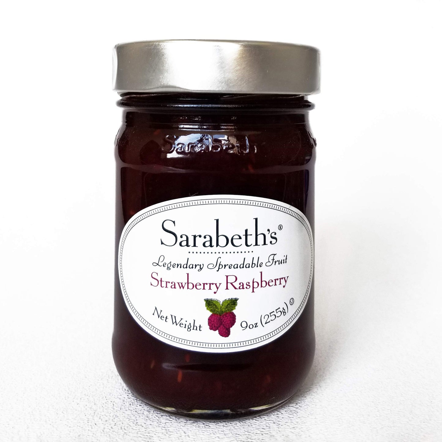 SaraplayhS Legendary Strawberry Raspberry Spreadable Fruit - 9 Oz