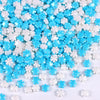 Snowflake Sprinkles Edible, Winter Sprinkles, Blue and White Snowflake Sprinkles, Frozen Sprinkles for Christmas Cookies, Cupcak