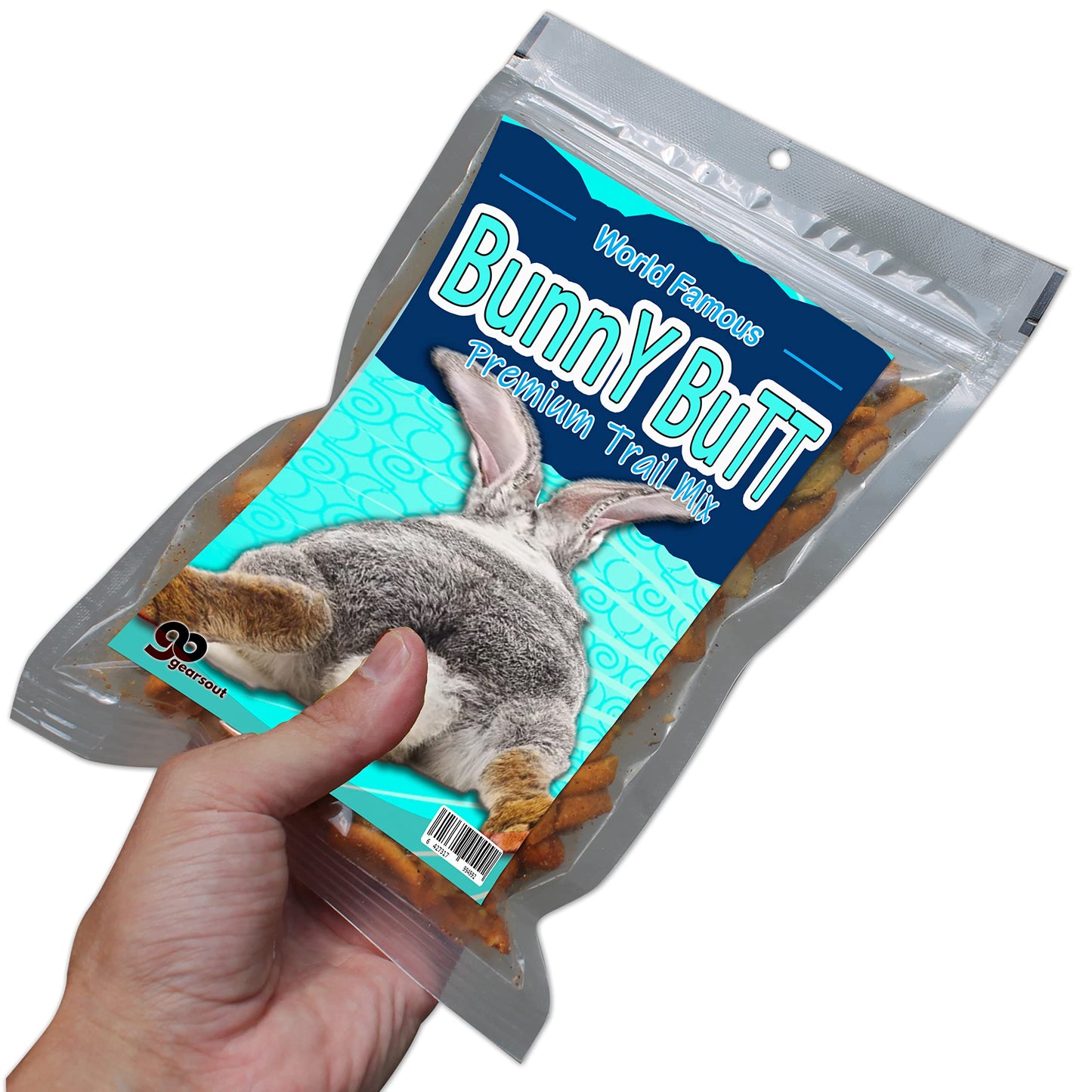 Bunny Butt Premium Trail Mix - Gourmet Easter Basket Stuffers, Funny Rabbit Gifts, Spicy Crunchy Snacks For Adults, Uncle Franks
