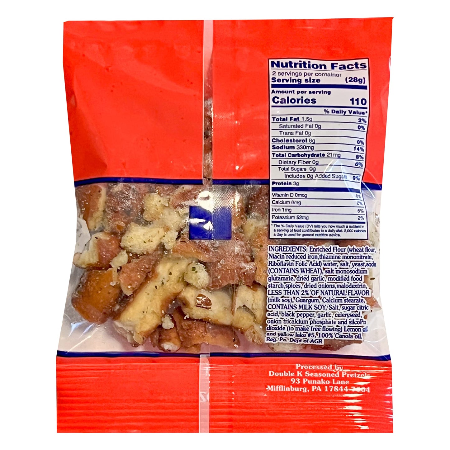 Double KK Seasoned Pretzels Original Flavor