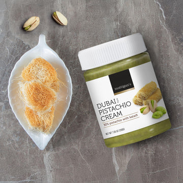 Mattigan’S Award-Winning Dubai Style Pistachio Cream With Crispy & Crunchy Kataifi, Make Your Own Viral Dubai Chocolate Bars, Gourmet Pistachio Spread – Great For Toppings, Fillings, & Gifts – 7.05 Oz