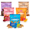Cooper Street Cookies Twice Baked Italian Biscotti Cookies - Lemon Blueberry, Orange Cranberry, Cherry, Cinnamon Chocolate Chip Crispy Italian Biscotti Cookies - Adults & Kids Snacks Variety Pack Of 5