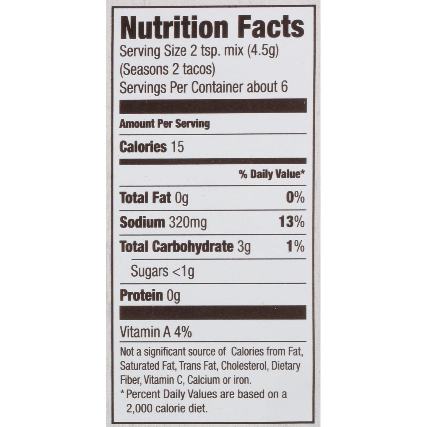 Mccormick Organics Taco Seasoning Mix, 1 Oz (Pack Of 12)