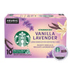 Starbucks K-Cup Coffee Pods, Vanilla Lavender Flavored Coffee for Keurig Coffee Makers, 100% Arabica, Limited Edition, 1 Box (10