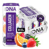 Hydradna- Sparkling Liquid Collagen Protein Water Drink Balanced Nutrients For Wellness - Sugar-Free - Keto-Friendly - No Gluten (12 Pack) Berry Punch