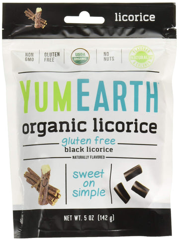 Yumearth Organic Licorice Black 5 Oz 142 G
