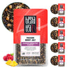 Tiesta Tea - Passion Berry Jolt, Raspberry Passion Fruit Black Tea, Premium Loose Leaf Tea Blend, Caffeinated Black Tea, Make Hot Or Iced Tea, Brews Up To 25 Cups - 1.5Oz Resealable Pouch (Pack Of 6)