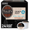 Tully'S Coffee French Roast, Single-Serve Keurig K-Cup Pods, Dark Roast Coffee, 24 Count