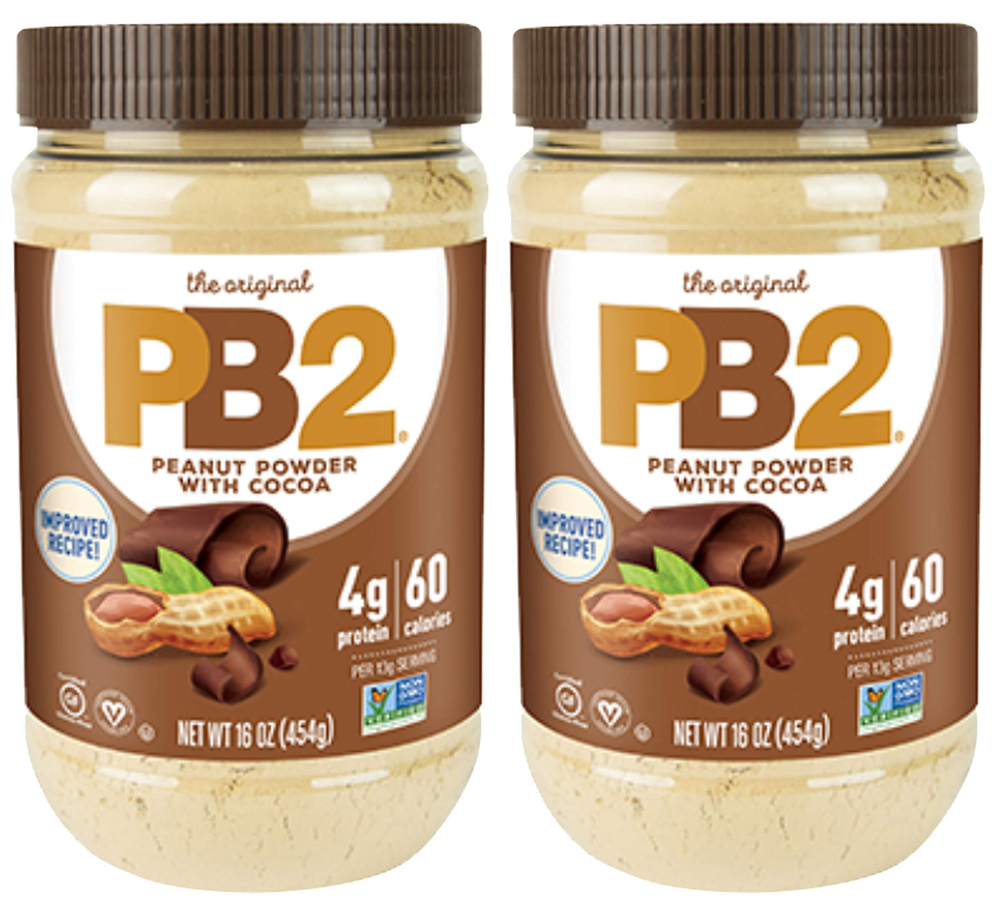 Bell Plantation Pb2 Powdered Peanut Butter Chocolate 16 Oz.