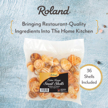 Roland Foods Extra Large Snail Shells, Specialty Imported Food, 36 Count Bag