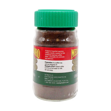 Medaglia D'Oro Instant Espresso Coffee, 2 Ounces