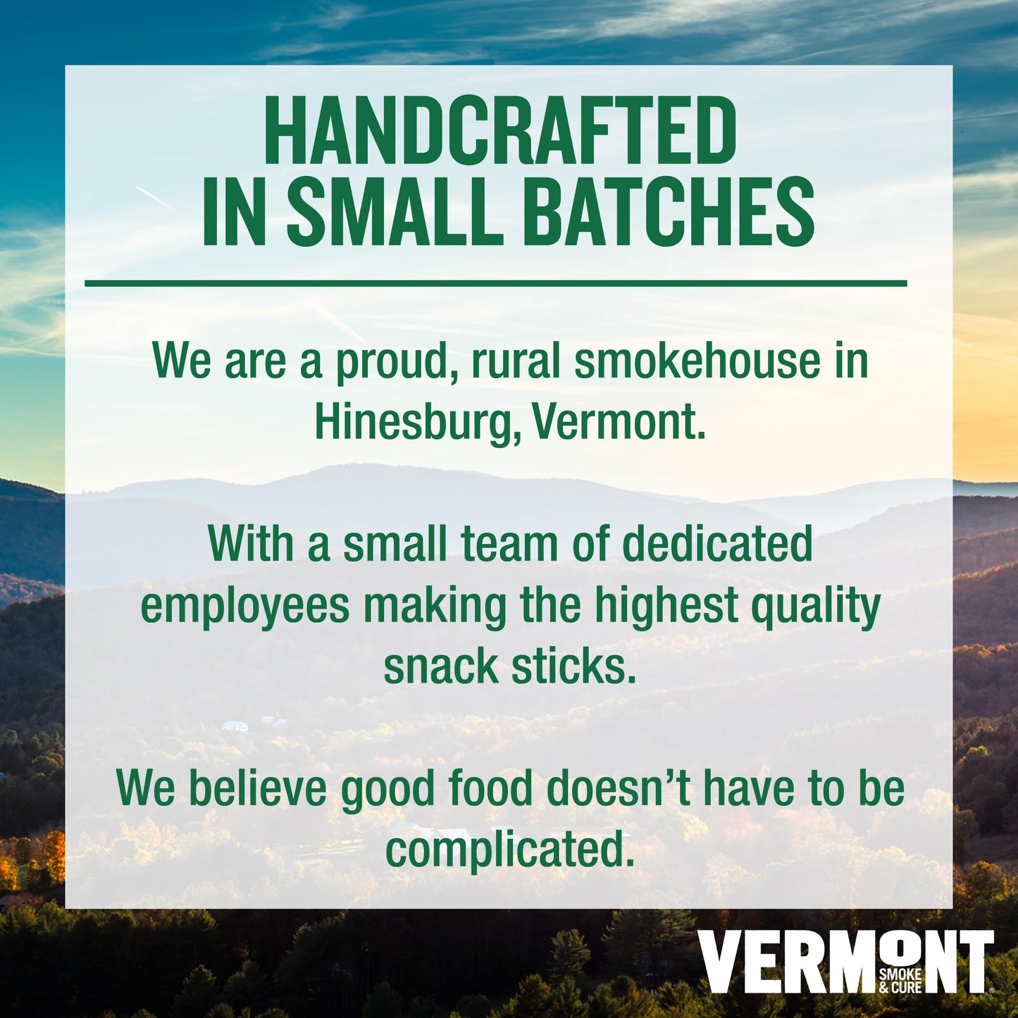 Vermont Smoke & Cure Hickory Smoked Uncured Bacon Sticks, 1oz, 24 Count – Portable Meat Snack for mature-themeds & Kids