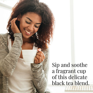 The Republic Of Tea Rose Petal Full-Leaf Loose Black Tea, 2.8 Oz Tin | Steeps 50 Cups | Caffeinated