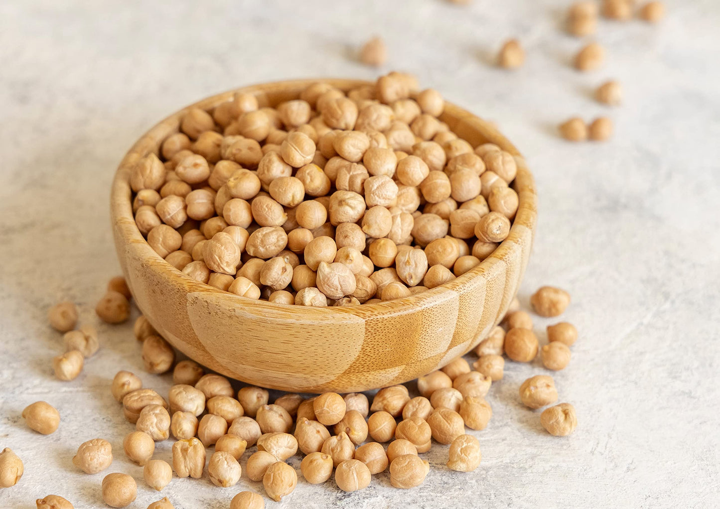 Garbanzo Beans, 20 Pounds - Whole Dried Raw Chickpeas, Kosher, Vegan, Bulk, Sproutable, Low Sodium, Good Source of Dietary Fiber