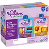Plum Organics Stage 2 Organic Baby Food - Fruit And Veggie Variety Pack - 4 Oz Pouch (Pack Of 8) - Organic Fruit And Vegetable B
