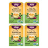 Yogi Tea Green Tea Kombucha Tea - 16 Tea Bags Per Pack (4 Packs) - Organic Green Tea With Kombucha To Support Overall Health - I