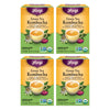 Yogi Tea Green Tea Kombucha Tea - 16 Tea Bags Per Pack (4 Packs) - Organic Green Tea With Kombucha To Support Overall Health - I