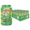 Warheads Soda - Sour Fruity Soda with Classic Flavors - Pack of 12, 12oz Cans - Green Apple Flavor