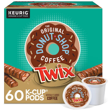 The Original Donut Shop Twix Coffee, Keurig Single Serve K-Cup Pods, 60 Count, (6 Packs Of 10)