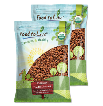Food to Live - Organic Pecan Pieces, 14 Pounds - Raw, Chopped Pecans, Non-GMO, Unsalted, Unroasted, Kosher, Shelled, Kosher, Veg