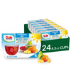 Dole Fruit Bowls Mixed Fruit In Cherry Flavored Gel Snacks, 4Oz 24 Total Cups, Gluten & Dairy Free, Bulk Lunch Snacks For Kids & Adults