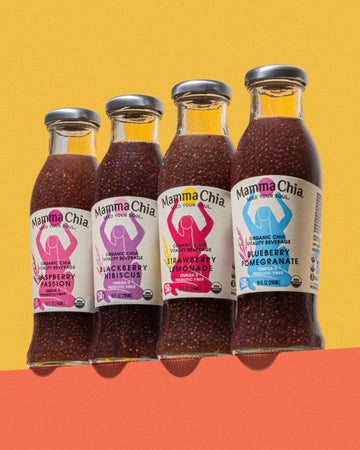 Mamma Chia Organic Chia Beverage, Blackberry Hibiscus, 10 Ounce Chia Organic Beverage, Usda Organic, Non-Gmo, Vegan, Gluten Free