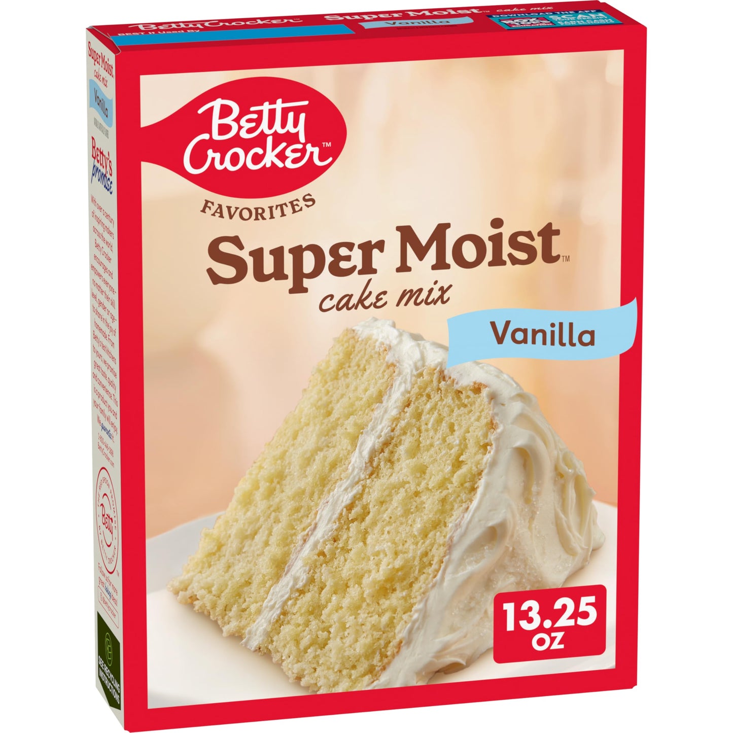 Betty Crocker Favorites Super Moist Vanilla Flavored Cake Mix, 13.25 Oz