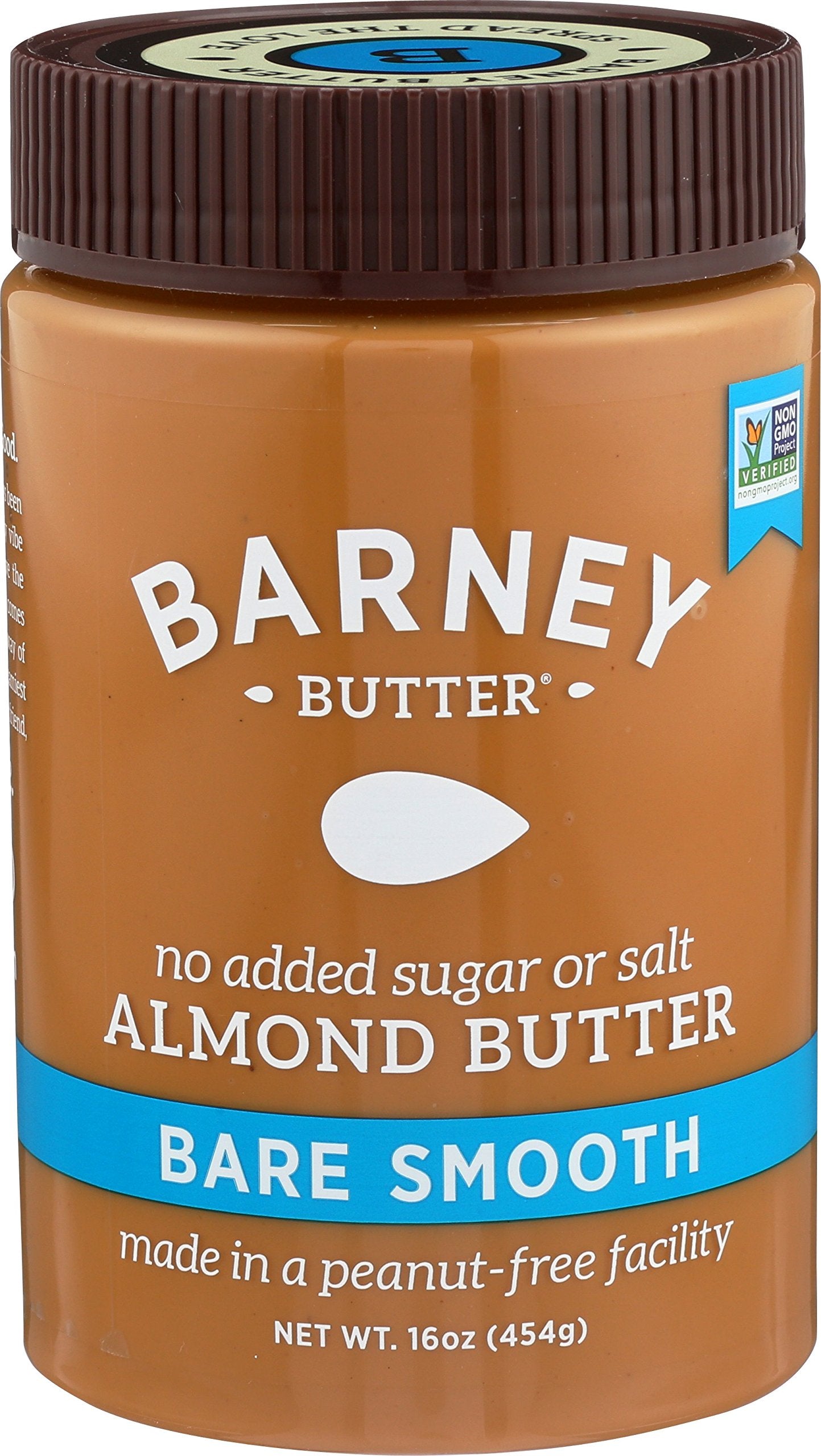 Barney Butter Almond Butter, Bare Smooth, 16 Ounce (Pack Of 3)