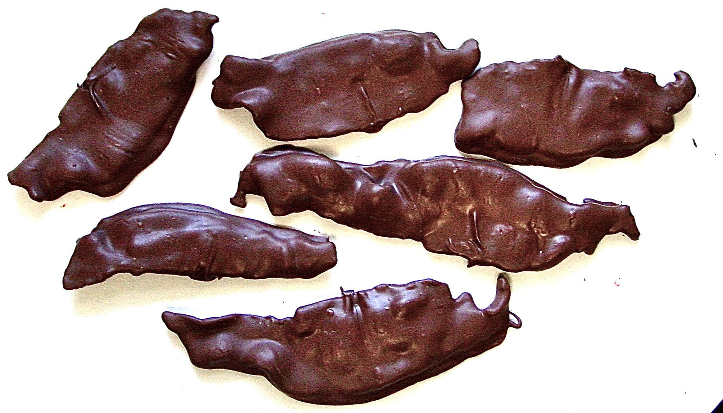 Diaplayicfriendly Sugar Free Dark Chocolate Covered Bacon Slices Gold Gift Box 10 Oz