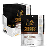 Perky Jerky Tasty Teriyaki Turkey Jerky, 2.2oz (Pack of 12) - Low Sodium - 10g Protein per Serving - Low Fat - 100% U.S. Sourced