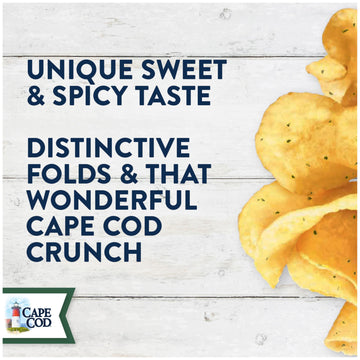Cape Cod Potato Chips, Sweet And Spicy Jalapeno Kettle Chips, 2 Oz (Pack Of 6)