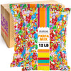 12lb Pinata Candy Mix - Assorted Lollipops Taffy Gum & Hard Candy - Individually Wrapped Bulk Party Candy for Birthdays Cinco de Mayo & Classroom Rewards