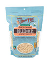 Bob's Red Mill Organic Quick Cooking Rolled Oats 1 lb (Pack of 3)
