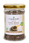 Orgrain India Certified Organic Chia Seeds 160g | Company-Owned Farmlands | Omega 3 | Fiber for Weight Loss