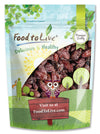 Food to Live California Medjool Dates, 1 Pound - Soft & Juicy Nature's Candy. Unsweetened, Unsulphured Dates with Pits. Vegan, K