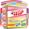 SINGLES TO GO! Sugar Free Drink Mix Variety Pack - 120 Count - 20 Flavors - 0.15 Ounce Packets