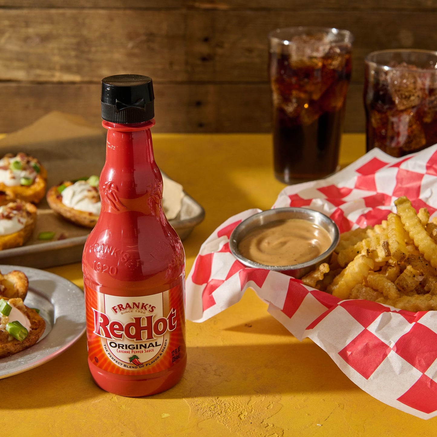 Franks RedHot Original Cayenne Pepper Hot Sauce, Glass Bottle, 12 Fl Oz (Pack of 12), Red