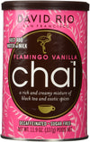 2 Canisters Of Flamingo Vanilla Decaf Sugar-Free Chai, 11.9Oz.