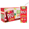 Plezi Fruit Juice Boxes For Kids, Tropical Fruit Punch - Low Sugar Drinks With Dietary Fiber, Healthy Vitamin C, And Potassium E