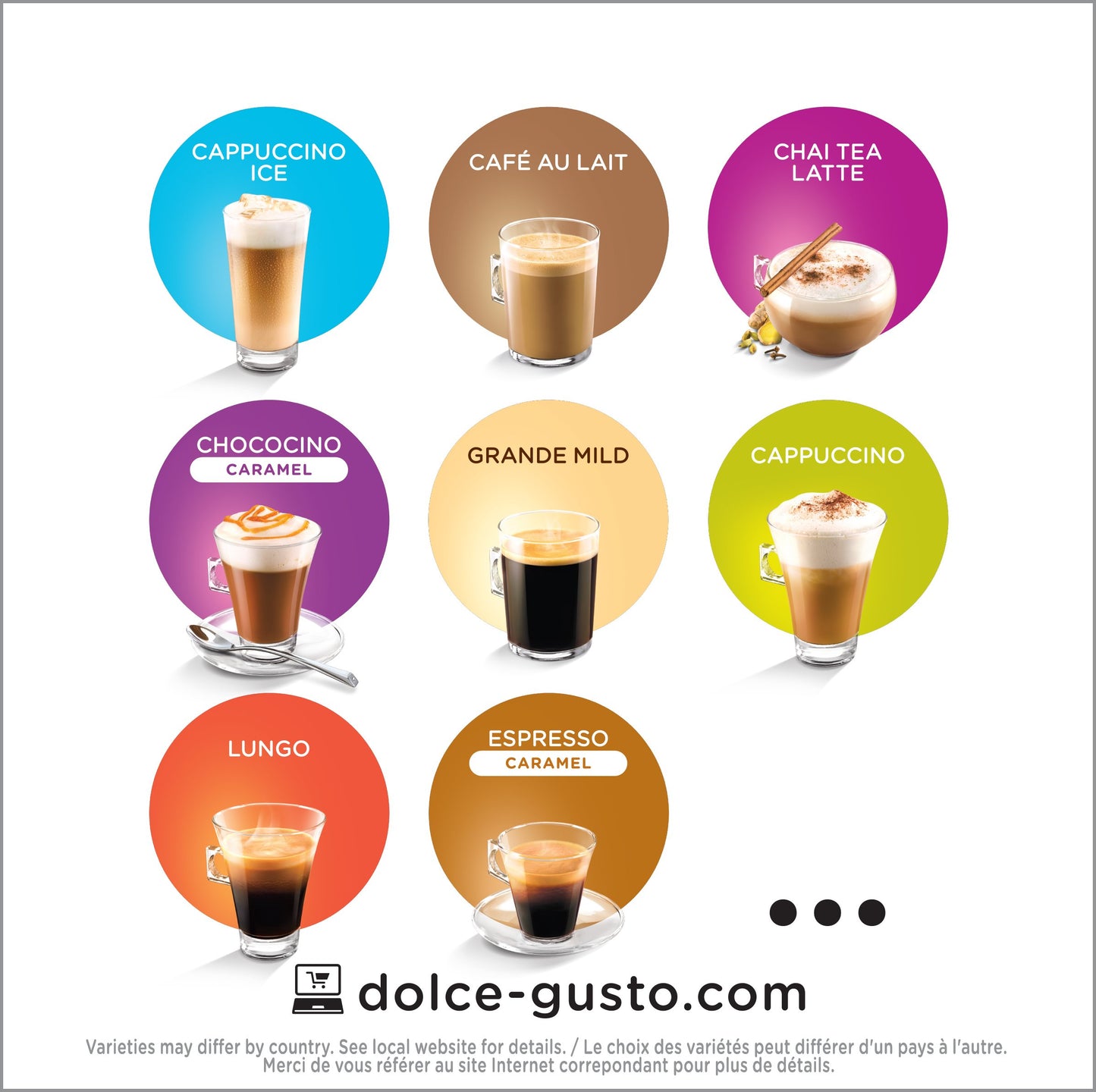 NESCAFÉ Dolce Gusto Coffee compact pieces Chococino, 48 Single Serve Pods, Makes 24 Specialty Cups