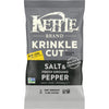 Kettle Foods Potato Chips Krinkle Salt & Fresh Ground Pepper, 5 Oz