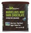 Castle Kitchen Marvelous Mint Dark Chocolate Hot Chocolate - Dairy-Free, Vegan Premium Hot Chocolate Mix - Just Add Water - 14 o