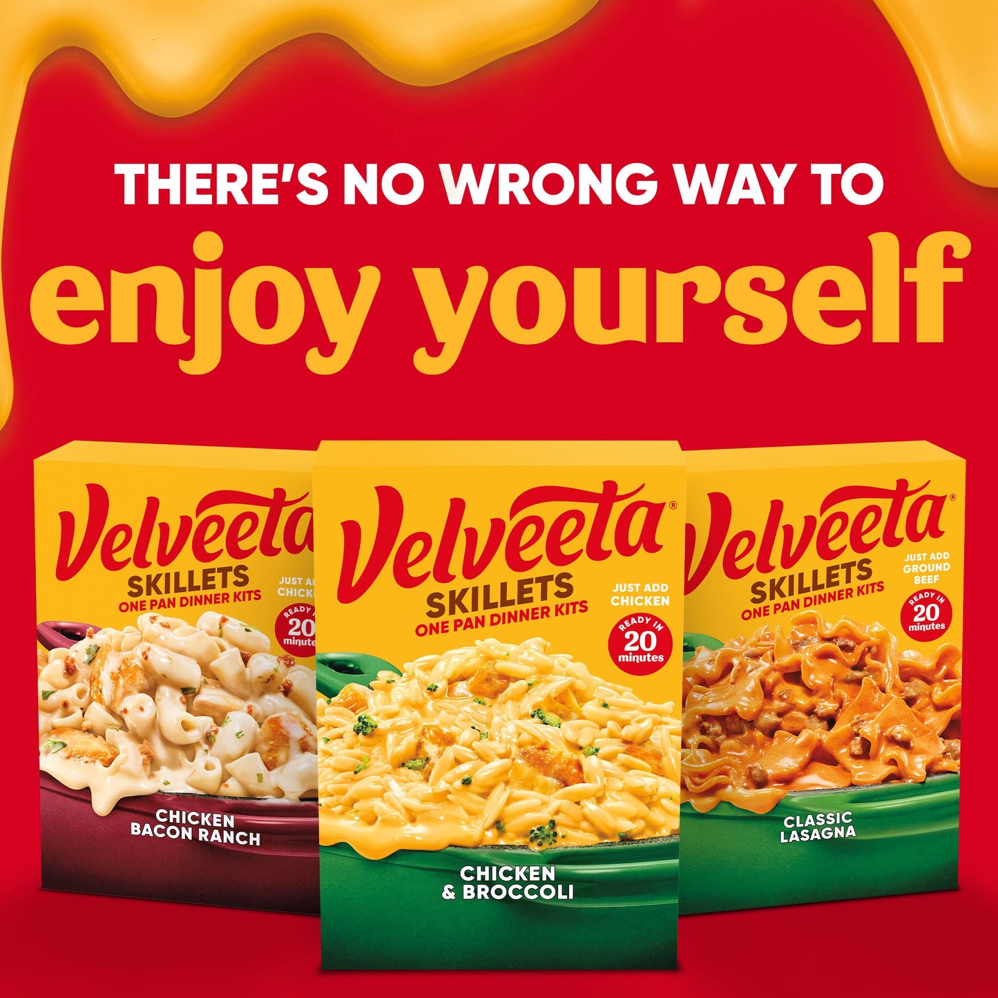 Velveeta Cheesy Skillets Chicken & Broccoli, 13.6 Oz